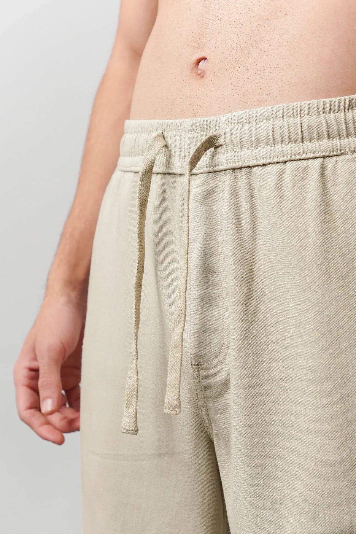Straight Jogger Pants - Cream