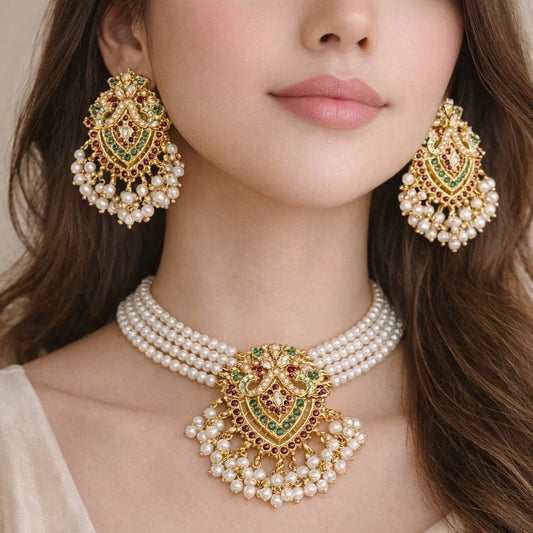 MINHA Choker Set (Naurateen)